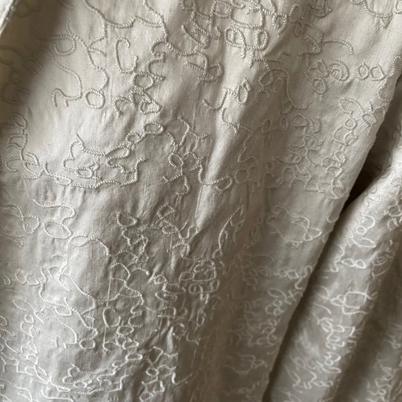 Open Front, silk jacket/blazer. Stone/off white - Picture 6 of 8